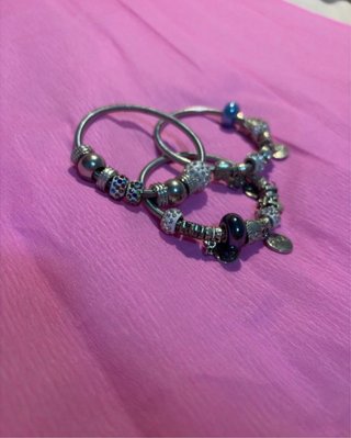 Pulsera tipo Pandora plata( imitación )