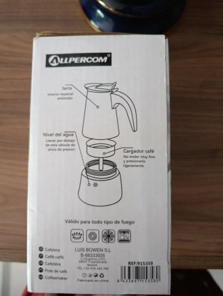 Cafetera ALLPERCOM 4 Tazas