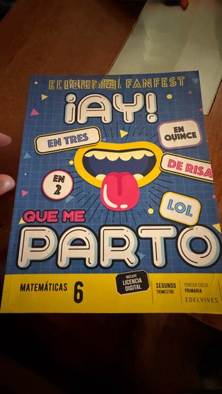 Matemáticas 6, Tercer Ciclo Primaria, Edelvives...