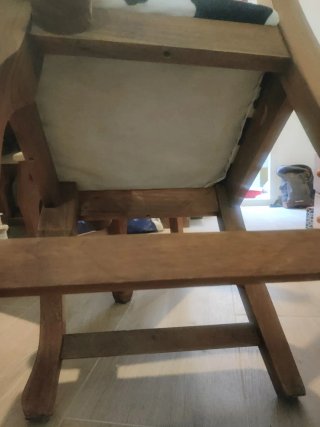 Mesa comedor madera y 4 sillas