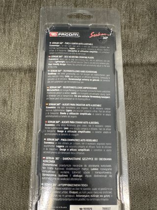 Alicate crimpador FACOM 0.14-10 mm²