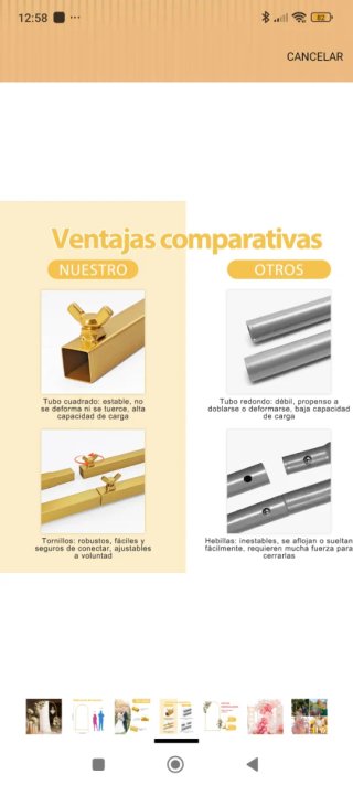 Arco decorativo dorado para eventos