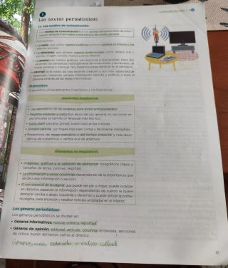 Lengua y Literatura, 1 Bachhillerato