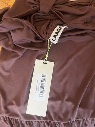Vestido Laagam marrón talla única