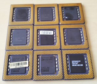 UN Microprocesador Cyrix MII Goldcap