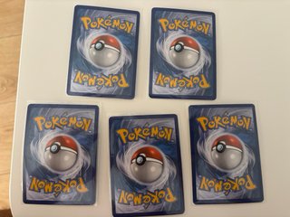 5 Cartas Pokémon a negociar, NO COMPRAR anuncio
