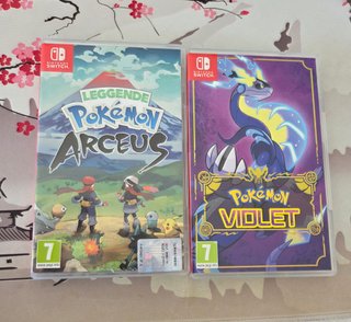 Pack Pokemon Leyendas Arceus y Púrpura para switch