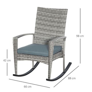 Silla mecedora, sillón oscilante, silla de jardín