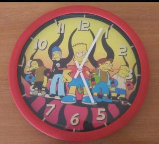 Reloj de Pared Bart Simpson