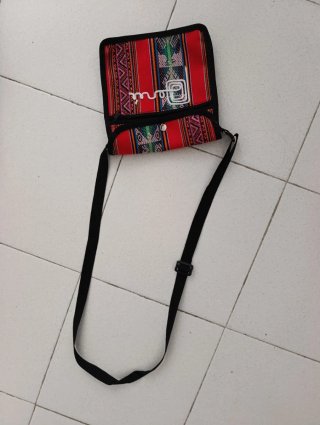 Bolso Cartera Estilo Peruano Rojo