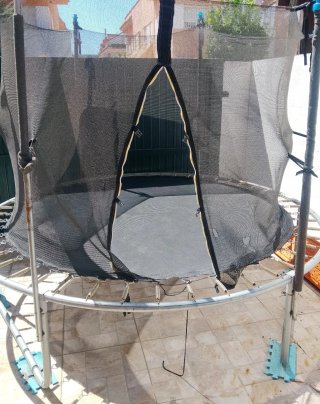 Cama elástica exterior