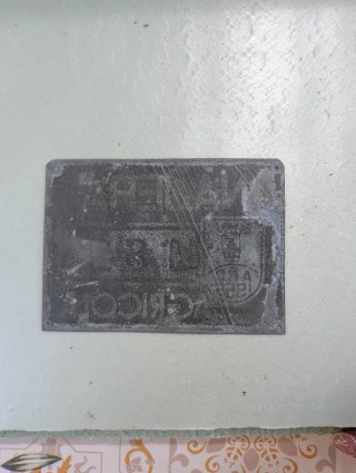 Placa Matrícula Agrícola NAJERA LO 83