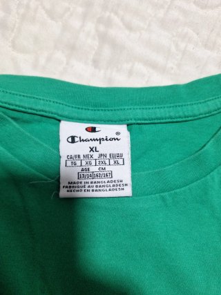 Camisetas Champion Niño Verde y Roja
