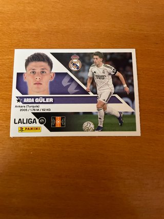 Cromo Arda Guler La Liga Panini