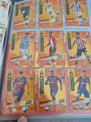 Colección Cromos Megacracks LaLiga Santander 20-21