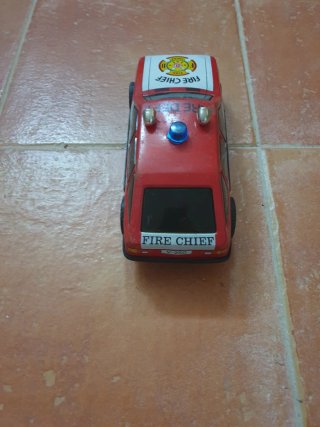 Coche Hojalata Juguetes Román Años 70. Funciona