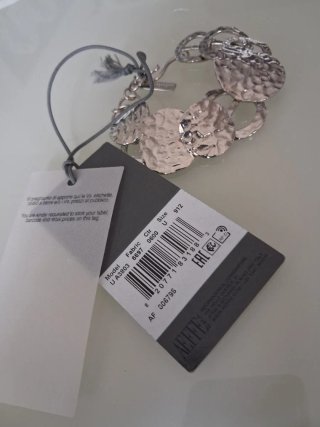 Bracciale Alberta Ferretti metallo martellato