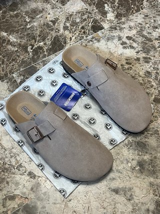 Zuecos Birkenstock Hombre Talla 44 Gris