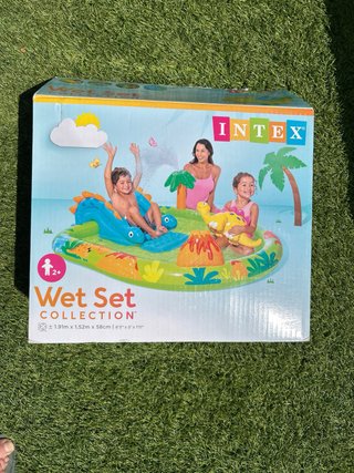 Parque acuático inflable Intex dinosaurio