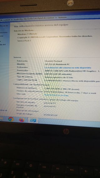 Ordenador portátil HP 8GB de ram