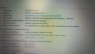 Ordenador portátil HP 8GB de ram