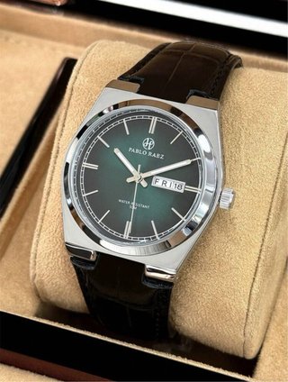 Reloj PABLO RAEZ Hombre Esfera Verde Plata