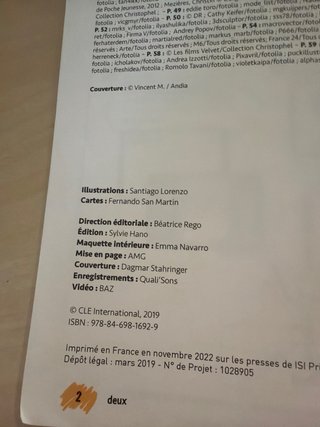 Merci ! méthode de Français : cahier d'activité
