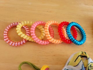 Lote diademas y gomas pelo