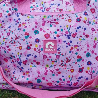 Bolsa deportiva niña Baggy estampado floral