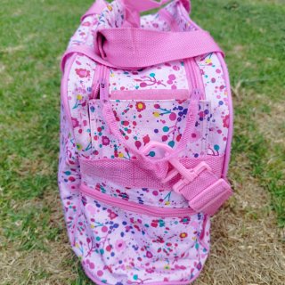 Bolsa deportiva niña Baggy estampado floral
