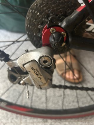 Bicicleta Carretera Giant Defy Negra/Roja Talla S