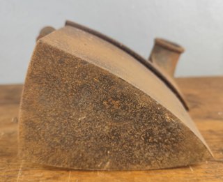 Plancha antigua de carbón hierro S.XIX