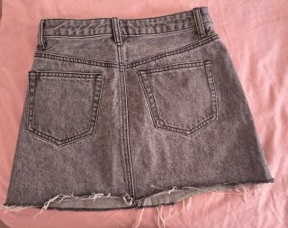 Falda vaquera corta Mango Talla S