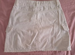 Falda vaquera corta Mango Talla S