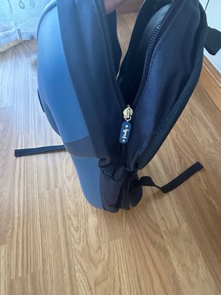 Mochila estilo camiseta de fútbol azul