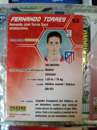 HAT-TRICK "NIÑO"TORRES       3 Cards.