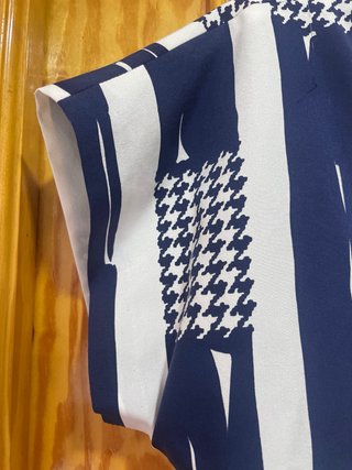 Camisa Rayas y Cuadros Azul y Blanco