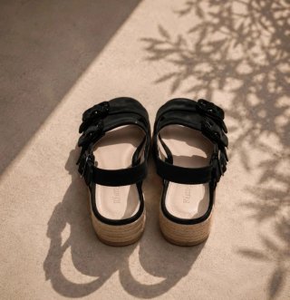 Sandalias Plataforma Espadrille Talla 38