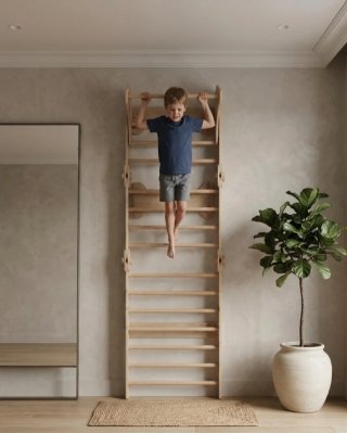 Gimnasio Infantil Madera Montessori convertible