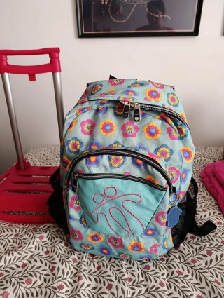 Mochila con carrito y ruedas Totto
