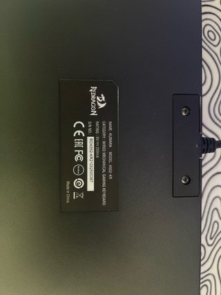 Teclado Redragon Kumara K552 Negro