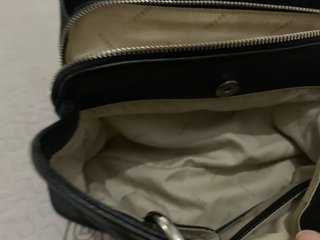 Bolso Guess Negro Asa Trenzada 24x15x35cm