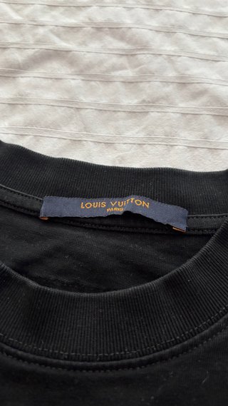 Camiseta Louis Vuitton Negra Talla S