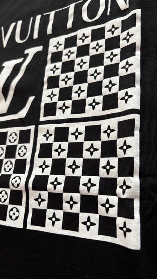 Camiseta Louis Vuitton Negra Talla S