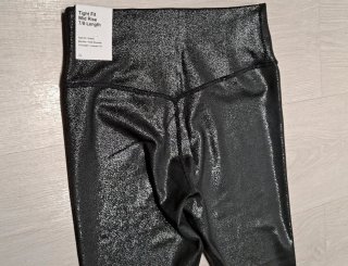 Mallas Nike Negras Brillantes Mujer