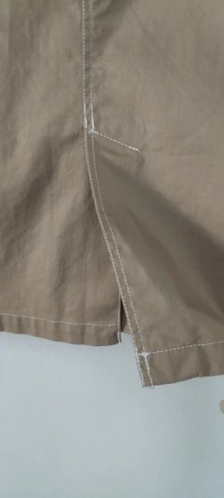 Falda recta Beige El Corte Inglés - Talla 60