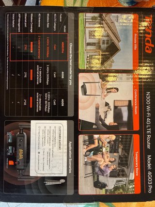 Router Tenda 4G03 Pro LTE N300 WiFi