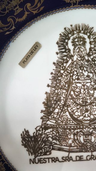 Plato Virgen de Gracia Carmona Plata Ley