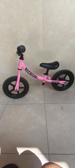 Bicicleta de equilibrio rosa Sawyer