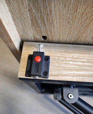 Mesa extensible y elevable madera y metal